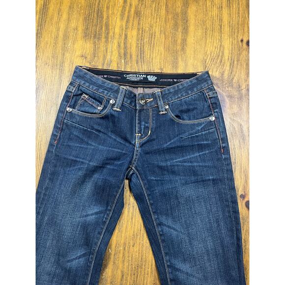 Christian Audigier Y2K Vintage Rhinestone Jeans - Picture 5 of 7